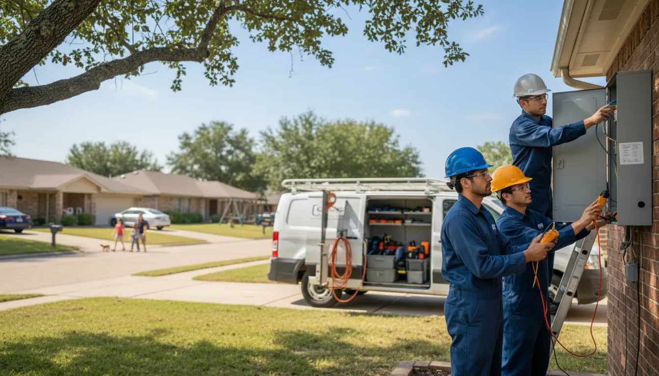 Certified electrician providing emergency electrical services in Clarington, OH